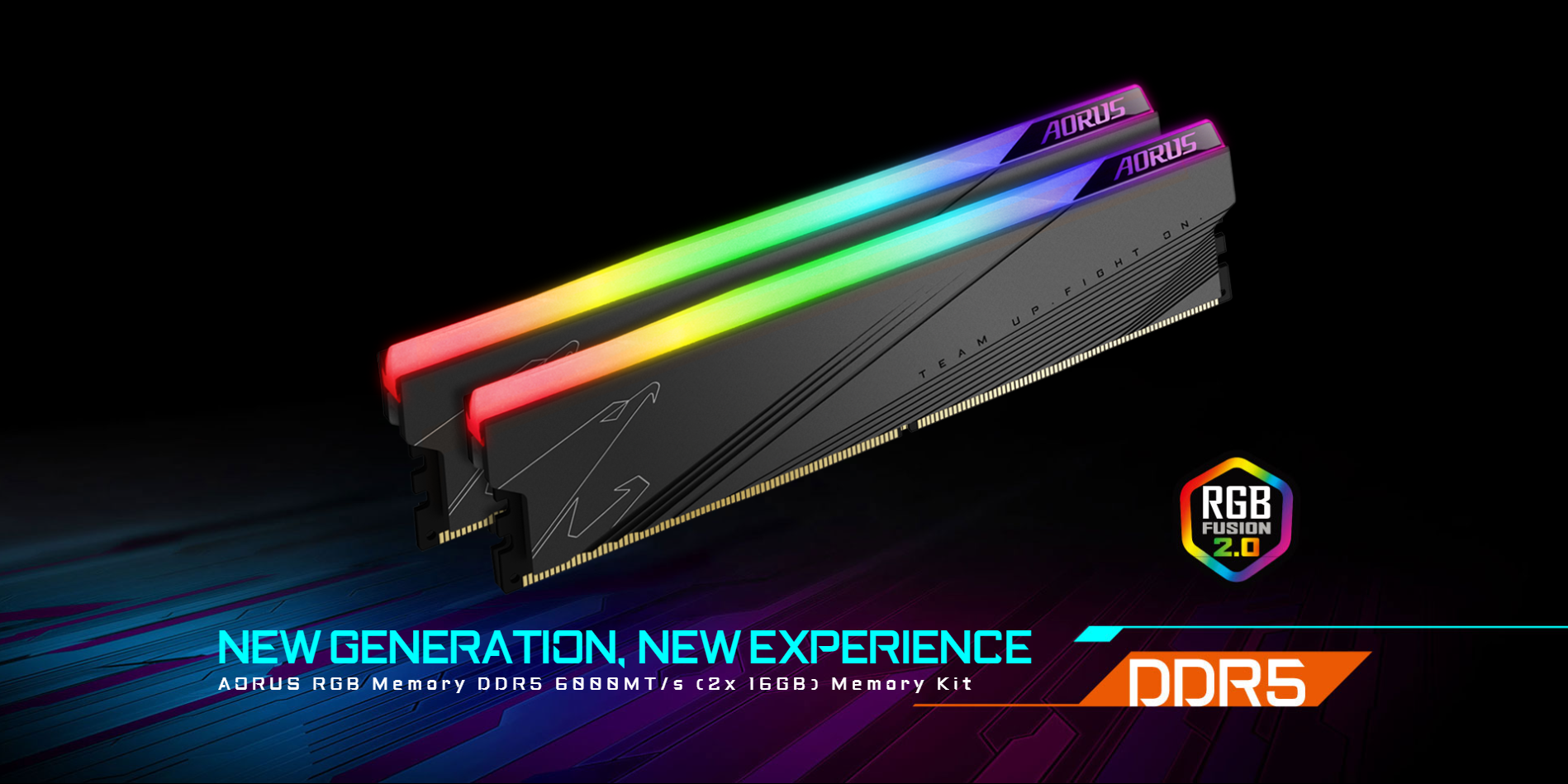 メモリー GIGABYTE AORUS MemoryDDR5 32GB 6000 EXPO GIGABYTE AORUS RGB Memory 32GB (2x16GB) 6000MT/s DDR5 - GplayBG.ro