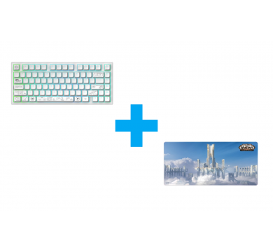 Dark Project ALU81A Terra Nova White RGB + World of WarCraft Shadowlands