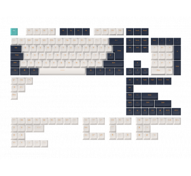 Dark Project - Navy Blue / Ivory Keycaps [ANSI & ISO]