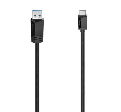 Hama USB-C Cable, USB-C Plug – USB-A Plug, USB 3.2 Gen 1