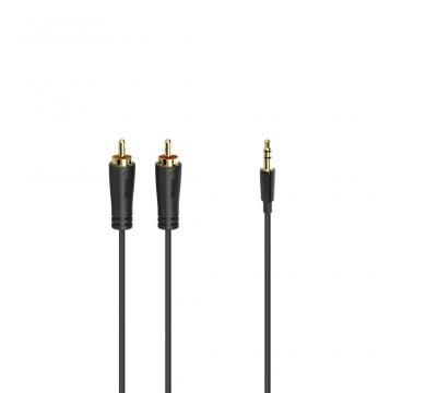 Hama Audio Cable 3.5 mm Jack Plug - 2 RCA Plugs