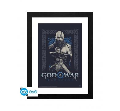 GBEYE GOD OF WAR - Framed print "Kratos and Atreus"