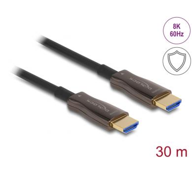 Delock Active Optical HDMI Cable with metal armouring 8K 60 Hz