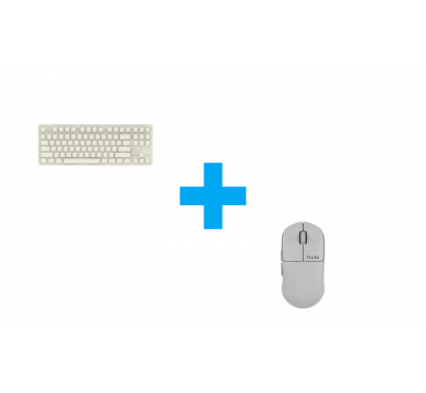 Nubi NK87 White TKL + NUBI NM1 SE