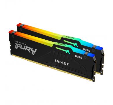 Kingston FURY Beast Black RGB 32GB (2x16GB) 5600MT/s DDR5