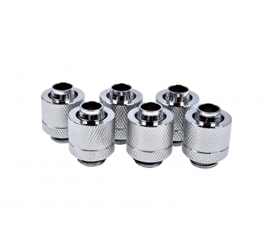 Alphacool Eiszapfen 13/10mm compression fitting G1/4 - chrome sixpack