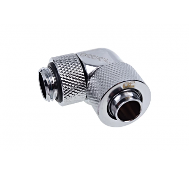 Alphacool Eiszapfen 13/10mm compression fitting 90° rotatable G1/4 - chrome