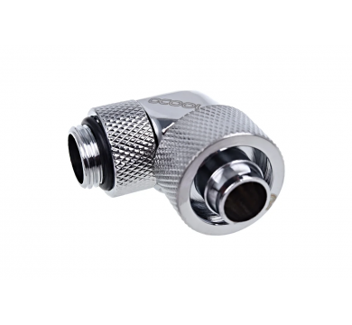 Alphacool Eiszapfen 16/10mm compression fitting 90° rotatable G1/4 - chrome