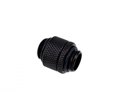 Alphacool Eiszapfen double nippel rotatable G1/4 outer thread to G1/4 outer thread - deep black