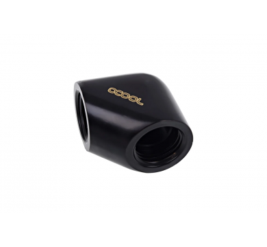 Alphacool Eiszapfen L-connector G1/4 inner thread to G1/4 inner thread - deep black