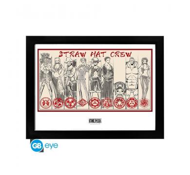 GBEYE ONE PIECE - Framed print "Straw Hat Crew"