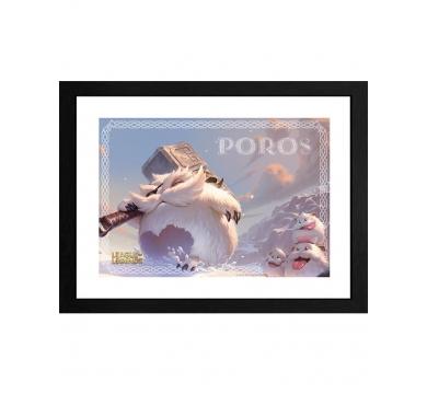GBEYE League of Legends - Framed Print "Poro"