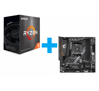 AMD Ryzen 5 5600 + GIGABYTE B550M AORUS ELITE