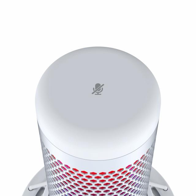 HyperX QuadCast S White - GplayBG.ro