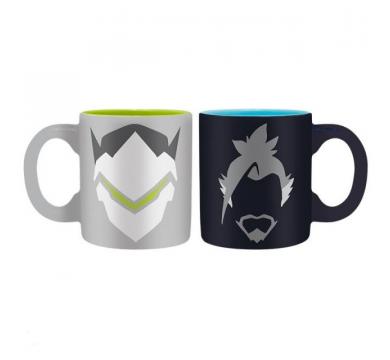 Abystyle OVERWATCH 2 Espresso Mugs Hanzo and Genji Set