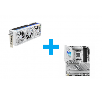 ASUS ROG ASTRAL GeForce RTX 5080 White Edition OC + ASUS ROG STRIX X870-A GAMING WIFI AM5