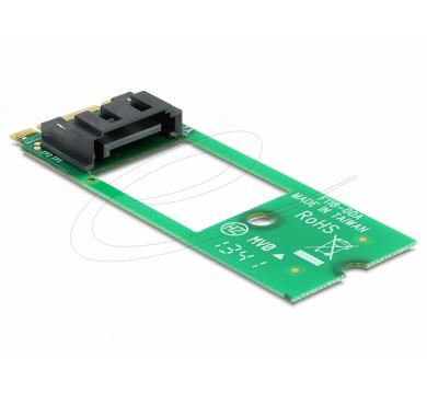 Delock Adapter M.2 Key B+M to SATA 7