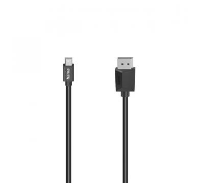 Hama video cable, mini DP plug - DisplayPort plug
