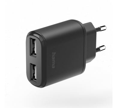 Hama charger with 2x USB-A