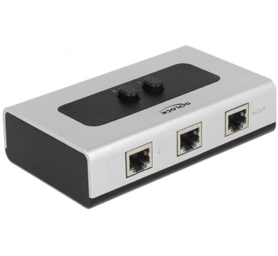 Delock Switch RJ45 10 Gbps 2 port