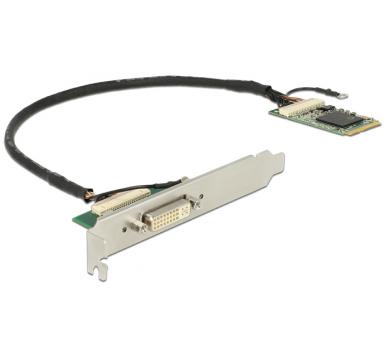 Delock Module Mini PCIe I/O PCIe full size DVI / VGA Graphics Adapter