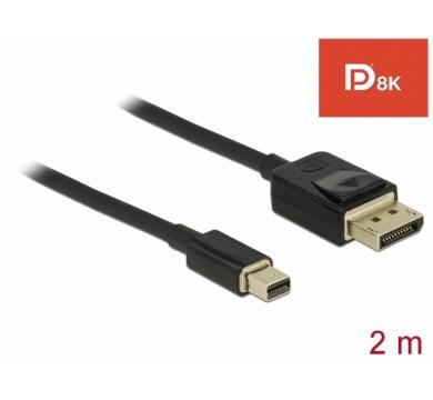 Delock Mini DisplayPort to DisplayPort cable 8K 60 Hz