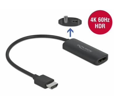 Delock Adapter HDMI-A male to DisplayPort female