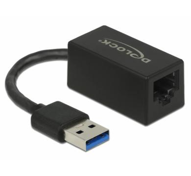 Delock Adapter SuperSpeed USB (USB 3.2 Gen 1) with USB Type-A male > Gigabit LAN 10/100/1000 Mbps