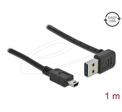 Delock Cable EASY-USB 2.0 Type-A angled > USB 2.0 Type Mini-B