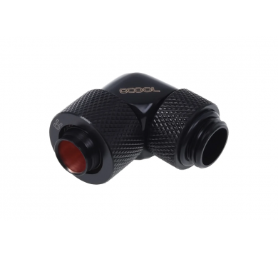 Alphacool 13/10 compression fitting 90° revolvable G1/4 - Deep Black