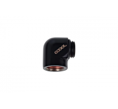 Alphacool HF L-connector G1/4 AG to G1/4 IG - Deep Black