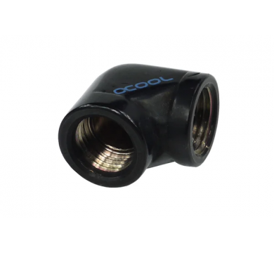 Alphacool HF L-connector G1/4 inner thread to G1/4 inner thread - deep black