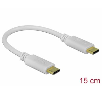 Delock USB Type-C Charging Cable 15 cm PD 100 W with E-Marker