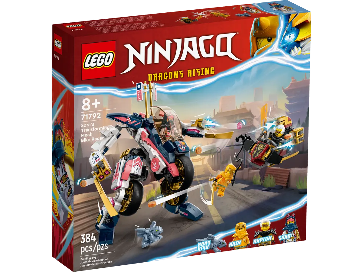 mirain0927ページ　改造 LEGO Ninjago - Sora's Transforming Mech Bike Racer - 71792