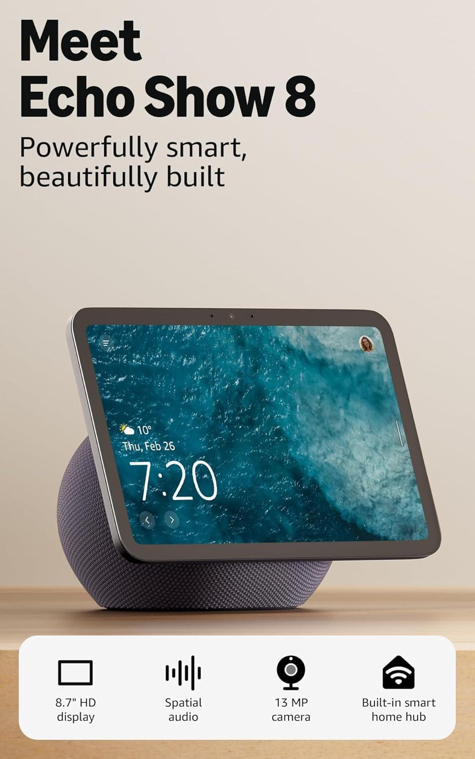 Amazon Echo Show 8 (Gen 4) - GplayBG.ro