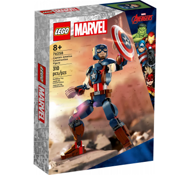 LEGO Marvel - Captain America Construction Figure - 76258