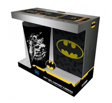 Abystyle DC COMICS Gift set XXL glass + Pin + Pocket Notebook Batman