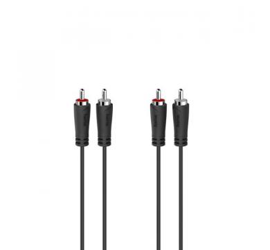 Hama Audio Cable 2 RCA Plugs - 2 RCA Plugs