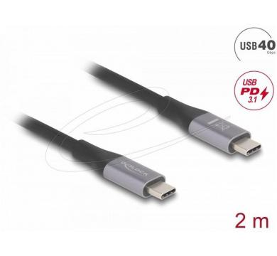 Delock USB 40 Gbps Cable USB Type-C male to male PD 3.1 240 W E-Marker
