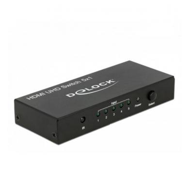 Delock HDMI UHD Switch 5x HDMI in 1x HDMI out 4K