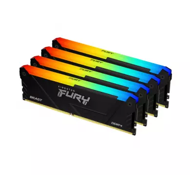 Kingston FURY Beast RGB Black 128GB (4x32GB) 3200MT/s DDR4