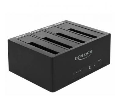 Delock Docking Station for 4 x SATA HDD / SSD with Clone Function