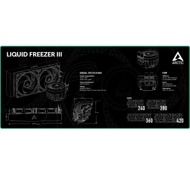 Arctic Liquid Freezer III Mousepad