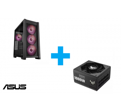 ASUS TUF GAMING GT302 Tempered Glass + ASUS TUF Gaming 1000W GOLD
