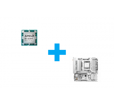 AMD RYZEN 7 9800X3D TRAY + ASRock B850M CHALLENGER WIFI WHITE