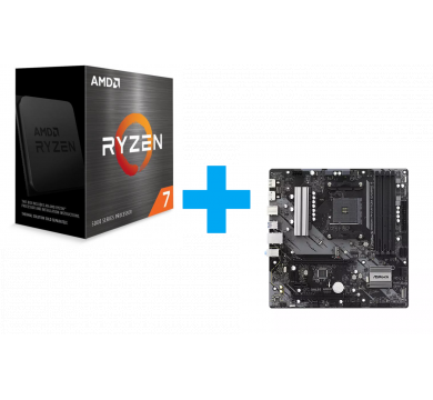 AMD Ryzen 7 5800X +  ASRock B550M Phantom Gaming 4