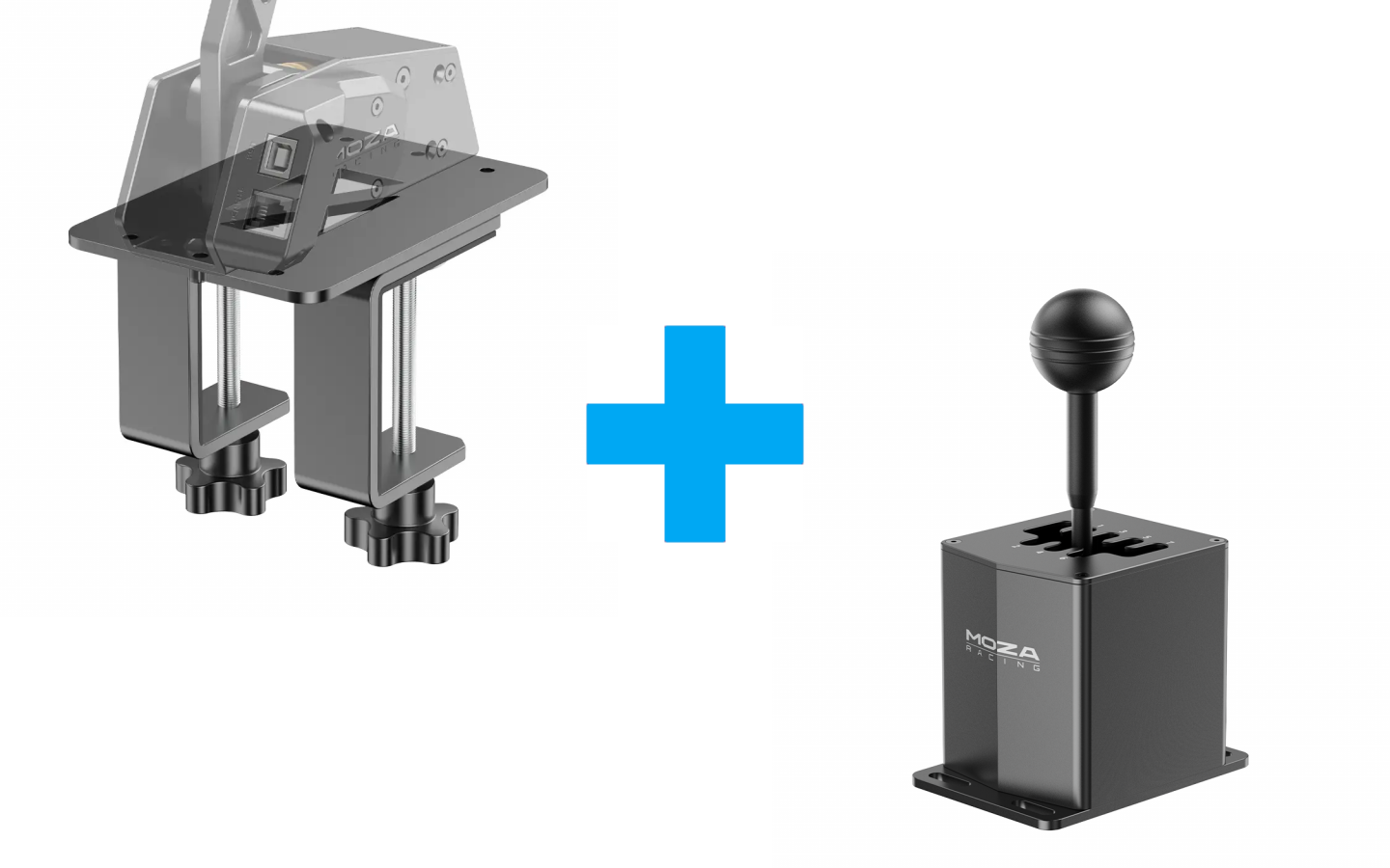 MOZA Handbrake / Shifter Table Clamp + MOZA HGP Shifter - GplayBG.ro