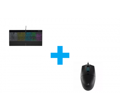 Corsair K55 RGB Pro + Corsair Katar Pro