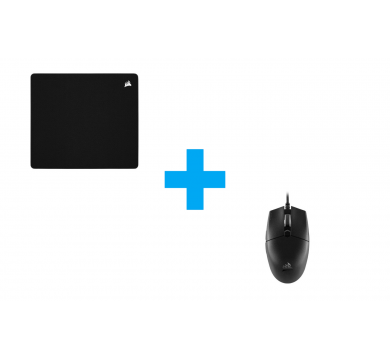 Corsair Katar Pro XT RGB + Corsair MM500 v2 Hybrid Cloth Large