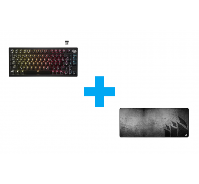 Corsair K65 Plus RGB 75% + Corsair MM350 Pro Premium Extended